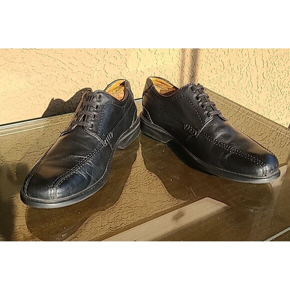 Clarks Colson Over Leather Oxfords Mens 10 Shoes Casual Comfort Support Preppy - Picture 3 of 10